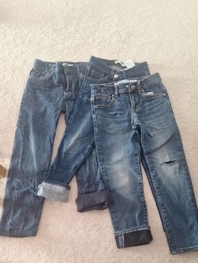 Levi's, Carter's, Old Navy's Set Of 3 Blue Denim Jeans Trio